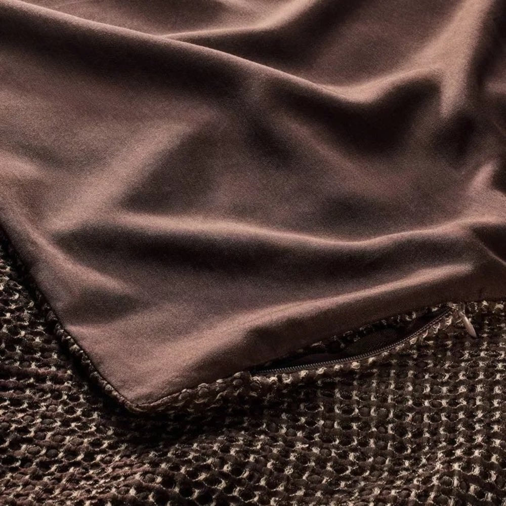 King Textured Waffle Pillow Sham Dark Fig - Casaluna™ - Picture 3 of 9